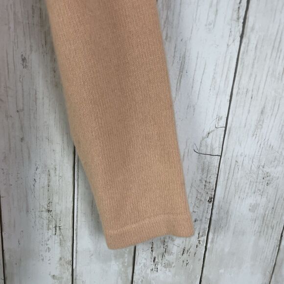 Vtg Outlander Sweater Sz L Wool Angora Blend Sequin Beaded Peach - Golden Girls - Picture 5 of 10